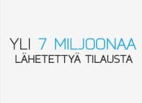 Yli 7 mljoonaa lahetettya tylausta